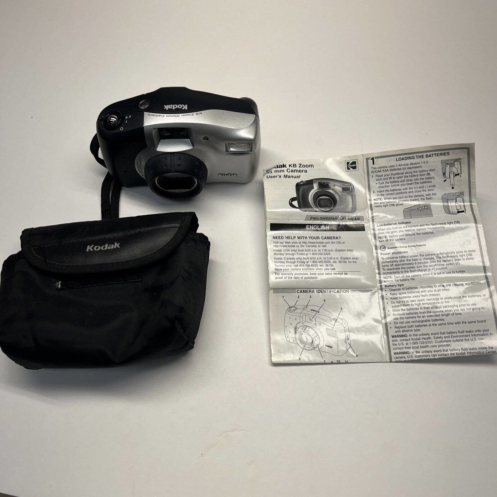 Kodak Black KB Zoom 35MM Aspheric Lens Point And Shoot Camera Not Tested case